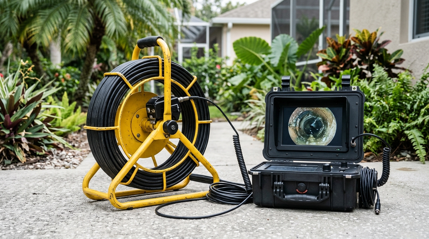 Sewer Scope Video Diagnostics for Aging Cast Iron and Orangeburg Pipe in Tampa Bay
